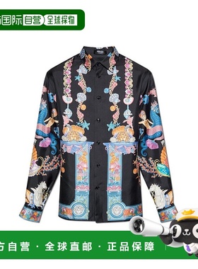 1h可退 香港直邮Versace 范思哲 男士 长袖衬衫 10194381A14567