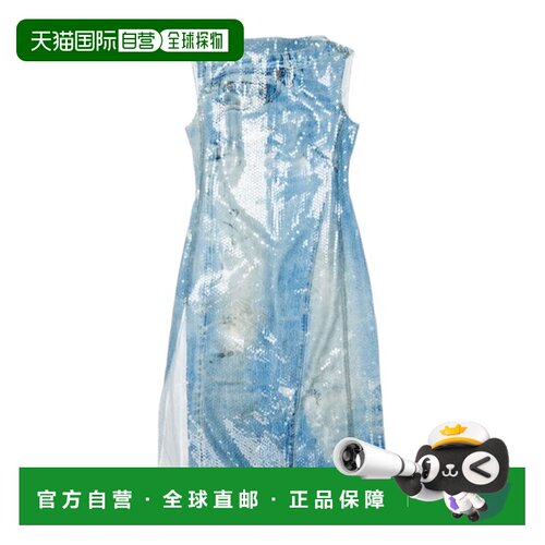 香港直邮Acne Studios 亮片连衣裙 A20779牛仔