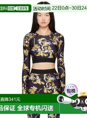 1h可退 香港直邮versace 范思哲 女士 Couture 黑色 Outline Baro
