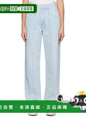 香港直邮Isabel Marant Vetan 贴袋牛仔裤 PA0045FAA3H23I直筒裤