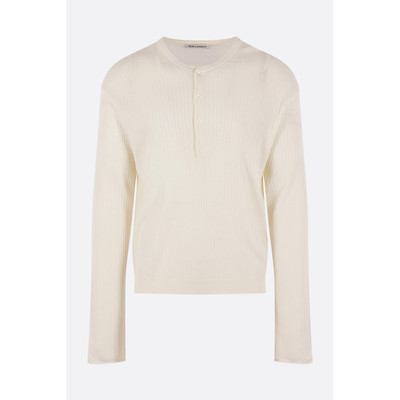 香港直邮Our Legacy 男士 精美亨利领棉质毛衣 M2263FI