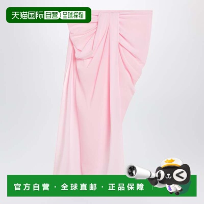 香港直邮Jacquemus 女士 pareo 棕色不对称半身裙 SKW00084BW0056