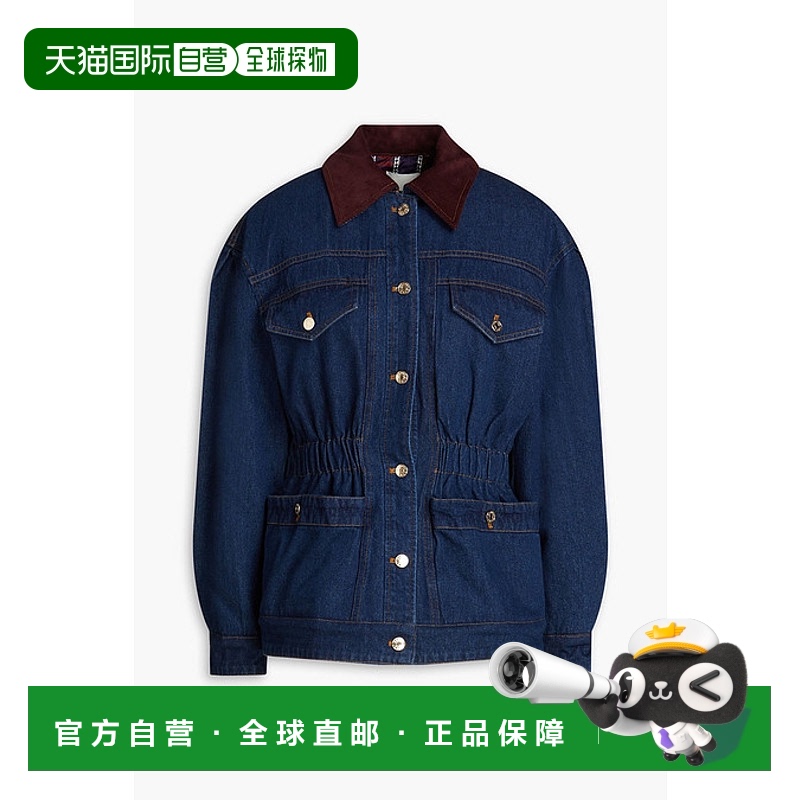1h可退 香港直邮Sandro 女士 牛仔布夹克 SFPBL00878BLEU