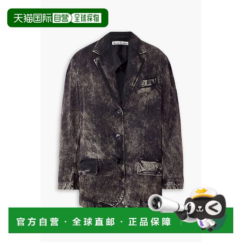 1h可退 香港直邮Acne Studios 艾克妮 女士 磨破斜纹布西装外套 A