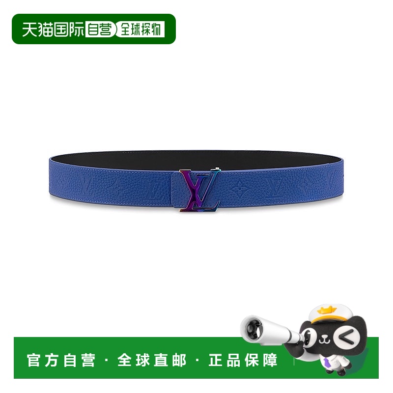 自营1h可退 欧洲直邮LV路易威登 23新款 Initiales系列男士皮革腰