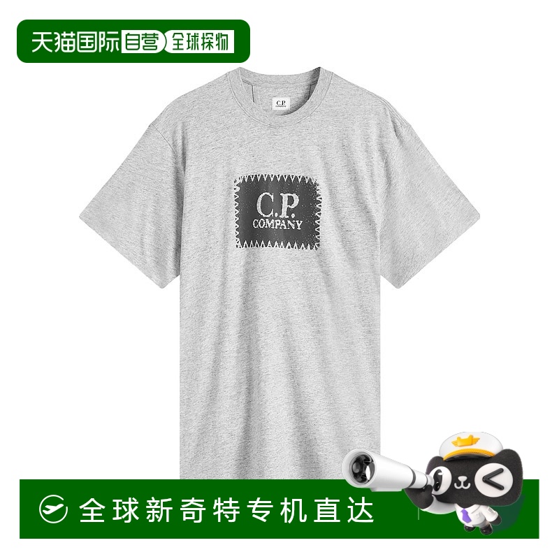 香港直邮C.P. Company 圆领T恤 18CMTS029A005100W短袖