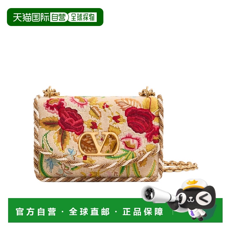 香港直邮Valentino VAIN 小号刺绣单肩包 WB0R17NUW