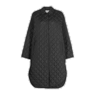 香港直邮Toteme 绗缝单排扣棉服 234WRTWOU085FB0007高端流行休闲