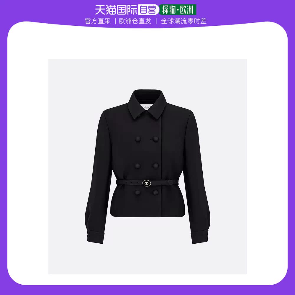 欧洲直邮Dior迪奥女士西装外套黑色修身经典时尚潮流耐磨百搭