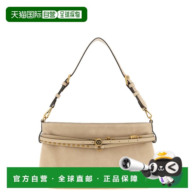 1h可退 香港直邮Pinko 品高 女士 標誌牌鉚釘肩背包 106176A0F6,箱包皮具/热销女包/男包,通用款女包,淘宝优惠券,粉丝福利购,淘宝优惠卷