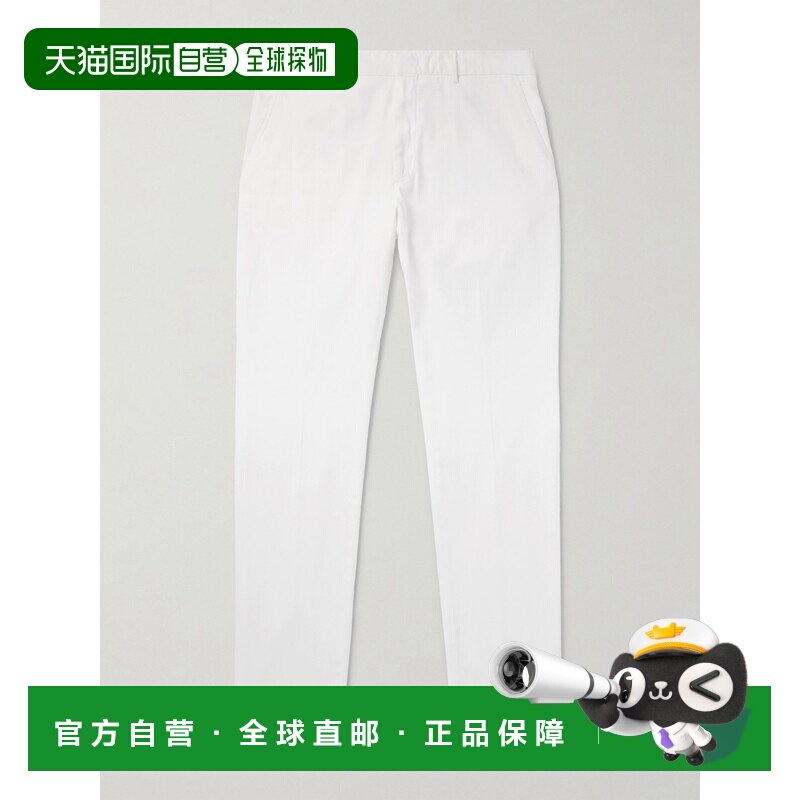 1h可退 香港直邮zegna 杰尼亚 男士 腰带环休闲裤 UEI17A8TR00