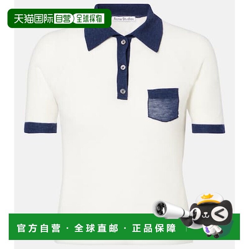 香港直邮Acne Studios 艾克妮 女士透视半针织衫 POLO衫