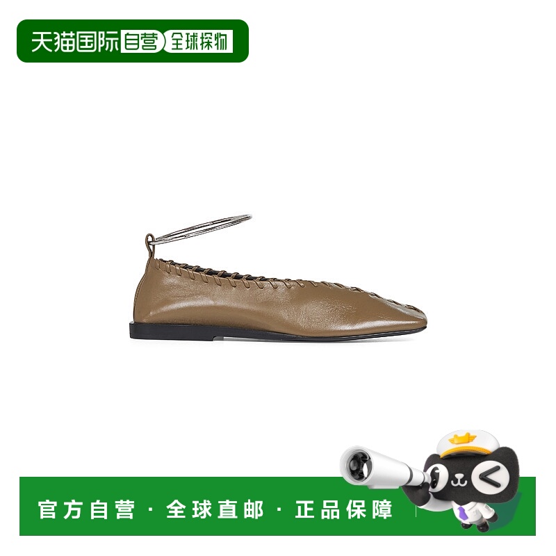 1h可退 欧洲直邮jil sander 女士 休闲鞋皮鞋一脚蹬