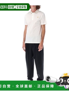 香港直邮Versace 美杜莎图案翻领POLO衫 A874021A04866短袖范思哲