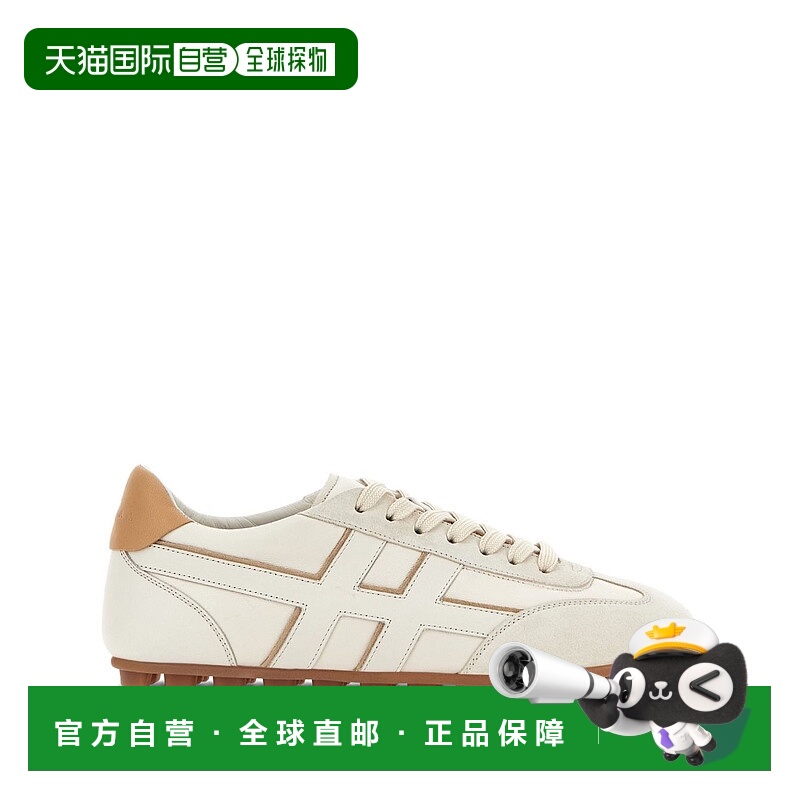 1h可退 香港直邮Hogan 女士 浅褐色绒面革运动鞋 HXW6930FX20UNH