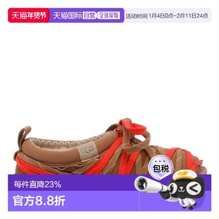 1h可退 香港直邮Ugg 男士 UGG 塔斯曼系带拖鞋 1175054 brown棕色