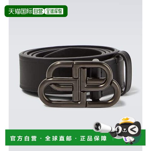 1h可退 香港直邮Balenciaga 巴黎世家 男士 BB 皮带腰带