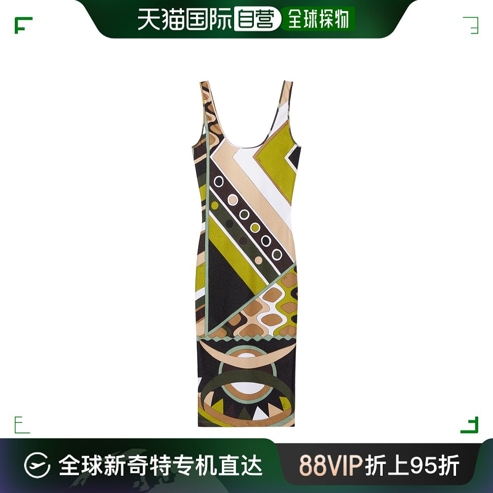 香港直邮Emilio Pucci VIVARA印花连衣裙 4HJG304H720