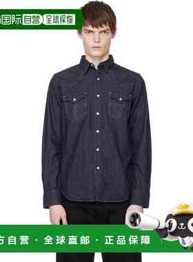 香港直邮ralph lauren rrl 拉夫 劳伦RRL 男士 海军蓝 Slim Fit D