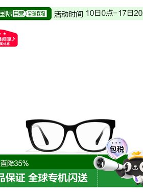 香港直邮自营CHANEL香奈儿 镜框字母印花光学镜架CH3392C501