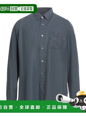 香港直邮Tom Ford 汤姆 福特 男士 纯色衬衫 grey灰色 舒适时尚