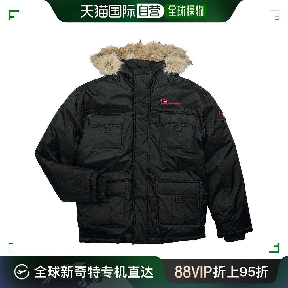 欧洲直邮Geographical Norway  ARSENAL 男童装派克大衣连帽外套