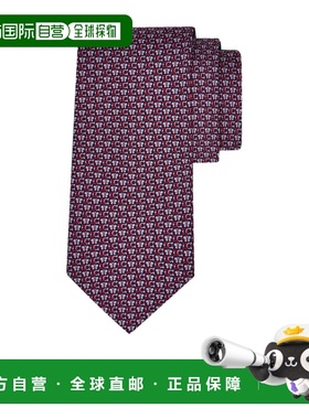 香港直邮Salvatore Ferragamo 丝质印花领带 菲拉格慕351327