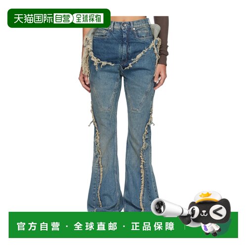 香港直邮RICK OWENS DRKSHDW 女士牛仔裤 DS01F4304DWBSH06喇叭裤