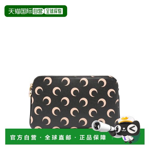 1h可退 香港直邮Marine Serre 女士 Goods 小号皮革钱包 UPO002AR
