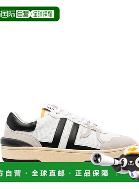 1h可退 香港直邮Lanvin 朗雯 女士 拼接低帮板鞋 FWSKDK00NAS1P21