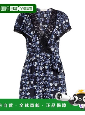 1h可退 香港直邮Sandro 女士 Playsuits 短款连身裤 blue蓝色 舒