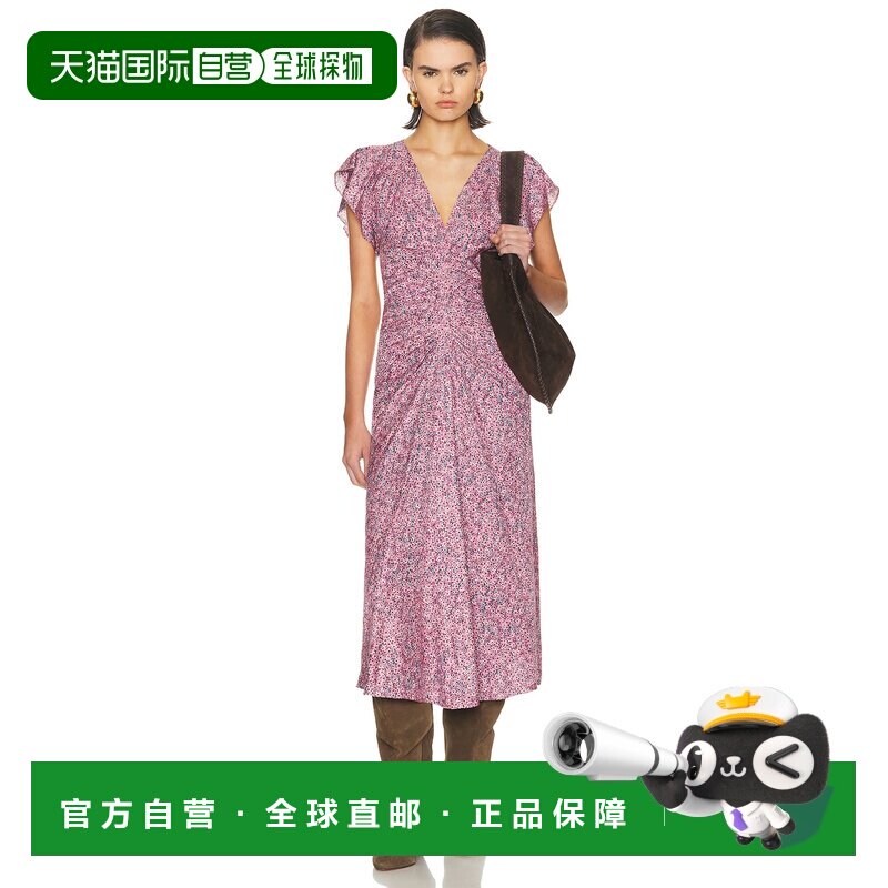 1h可退 香港直邮Isabel Marant 伊莎贝尔 玛兰 女士 Lyndsay 连衣