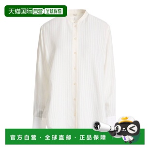 女士 蔻依 Blouses 纯色衬衫 舒 1h可退 beige米色 香港直邮Chloe
