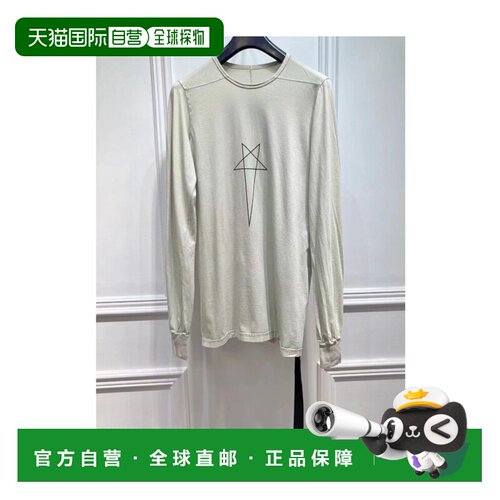 香港直邮Rick Owens Drkshdw 徽标长袖T恤 DU01C6260RNEP60809