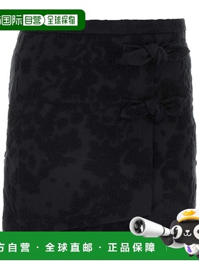 香港直邮Ganni 叠层图案半身裙 F9275正品流行穿搭时尚百搭高级感