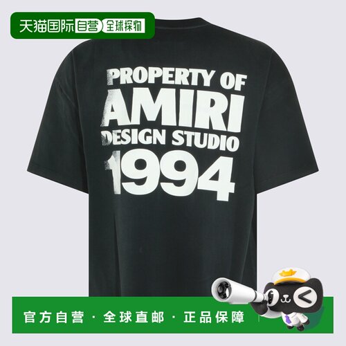 欧洲直邮AMIRI 男士T恤 AMTOJR1160001 AW2026 浅【付后1h可退】