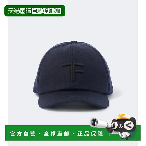香港直邮Tom Ford 汤姆 福特 男士 徽标羊绒棒球帽