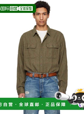 1h可退 香港直邮ralph lauren rrl 拉夫 劳伦RRL 男士 卡其色 Gra