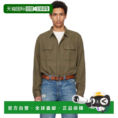 1h可退 香港直邮ralph lauren rrl 拉夫 劳伦RRL 男士 卡其色 Gra