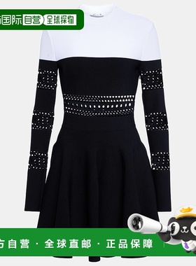 香港直邮Alaia 女士 Vienne 迷你连衣裙 black黑色 舒适时尚