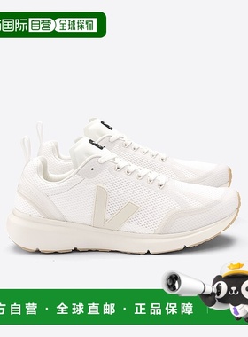 自营欧洲直邮VEJA CONDOR 2系列浅灰色/白色再生聚酯纤维V标识跑