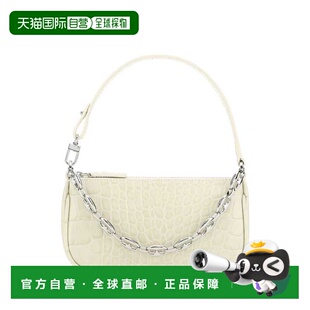 1h可退 香港直邮BY FAR 女士 RACHEL 皮革迷你手袋(米白色) 20CRM