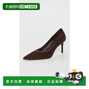 1h可退 香港直邮Tory Burch 托里 伯奇 女士 80mm 双T带搭扣浅口