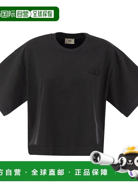 香港直邮AUTRY 女士 宽松款带LogoT恤 TSPW11OK black黑色 舒适时