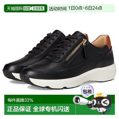 1h可退 香港直邮clarks originals 其乐 女士 Tivoli 拉链运动休