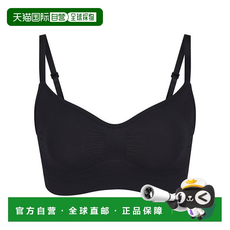 1h可退 香港直邮SKIMS 女士 Sculpt 无缝比基尼内衣 black黑色 舒