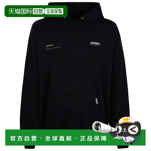 欧洲直邮Represent 男士卫衣 MLM4270098BLACK SS【付后1h可退】