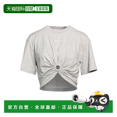 1h可退 香港直邮Palm Angels 棕榈天使 女士 T恤 grey灰色 舒适时