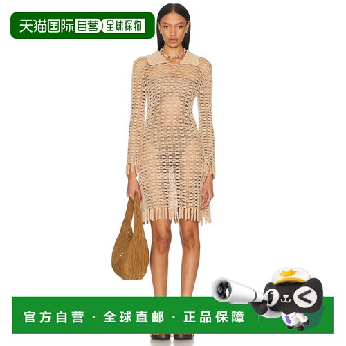 香港直邮Bode 女士 Tansy 连衣裙 时尚舒适 包臀【付后1h可退】