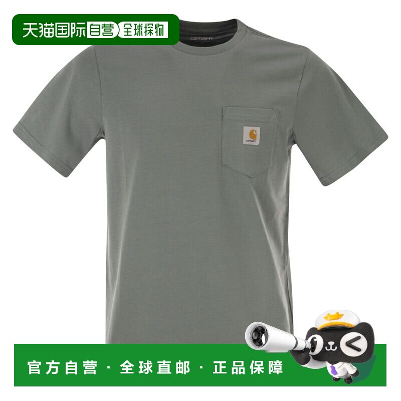 1h可退 香港直邮Carhartt 卡哈特 女士 棉质口袋T恤 I0304343GDXX